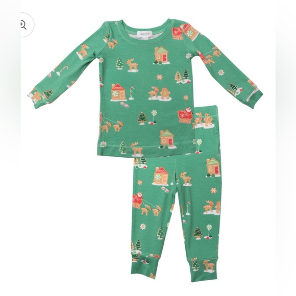 Angel Dear Gingerbread Pajama set 6-12 months - Picture 1 of 5